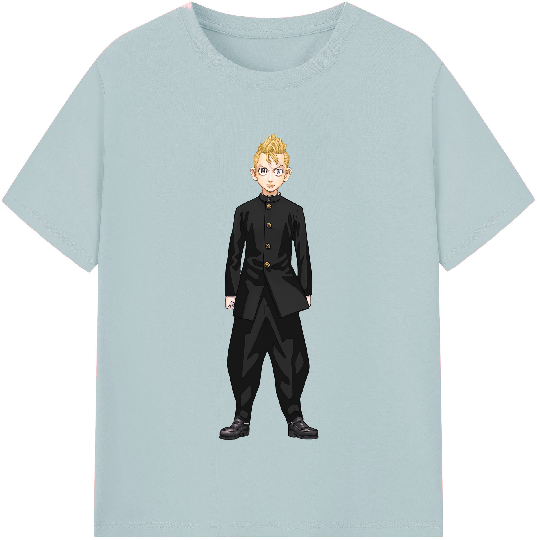 （画像用） 東京リベンジャーズ Tokyo Revengers 綿100％半袖Tシャツ（フロントプリント）